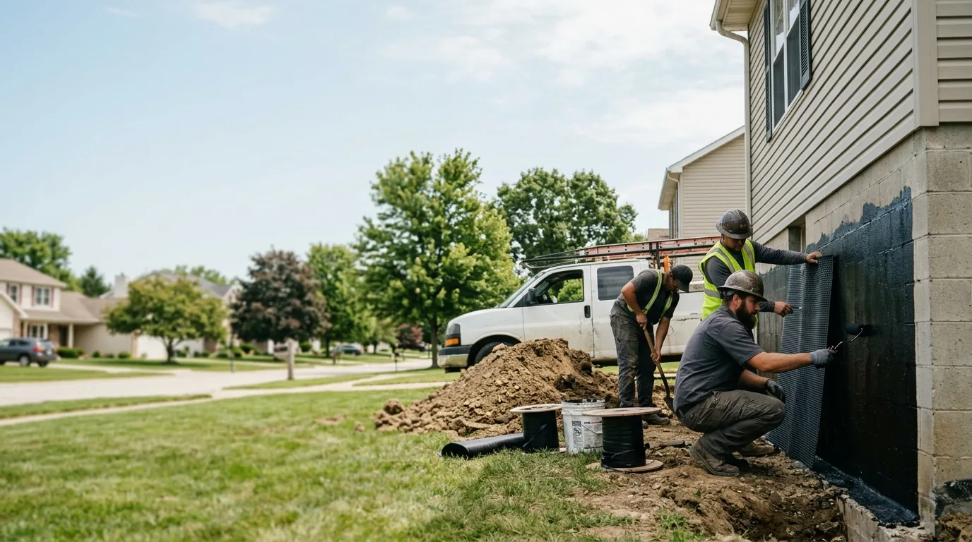 Basement Waterproofing in Murrayville, IL near me